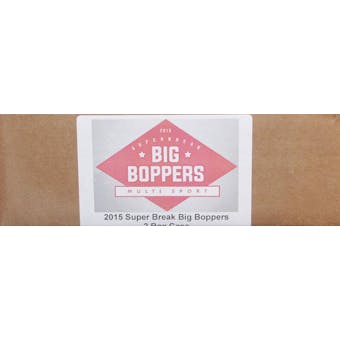 2015 Super Break Big Boppers Multi Sport Hobby 2-Box Case