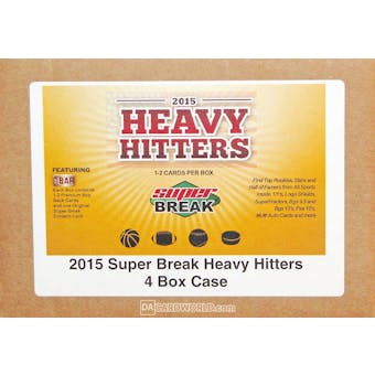 2015 Super Break Heavy Hitters Hobby 4-Box Case