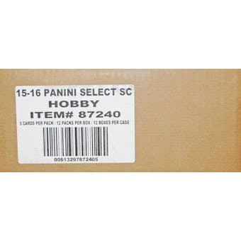 2015 Panini Select Soccer Hobby 12-Box Case