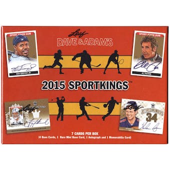 2015 Leaf Sportkings Hobby Box