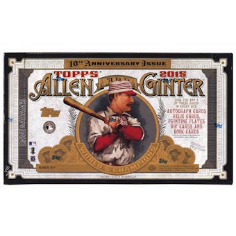 2015 Topps Allen & Ginter Baseball Hobby Box