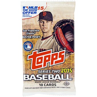 2015 Topps Series 2 Baseball Hobby Pack