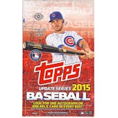 2015 Topps Update Baseball Hobby Box