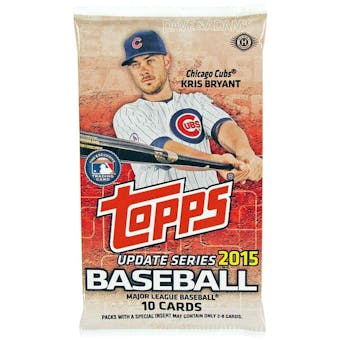 2015 Topps Update Baseball Hobby Pack