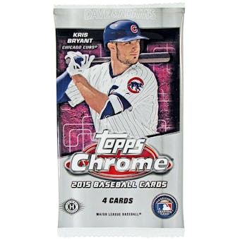 2015 Topps Chrome Baseball Hobby Pack