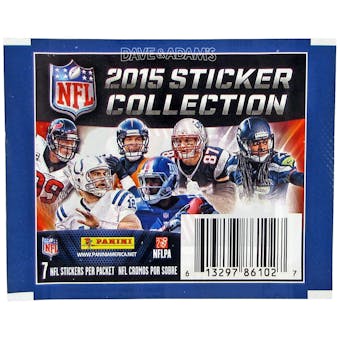 2015 Panini NFL Football Sticker Pack (Lot of 500)