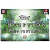 2015 Topps Inception Football Hobby Box