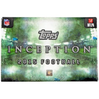 2015 Topps Inception Football Hobby Box