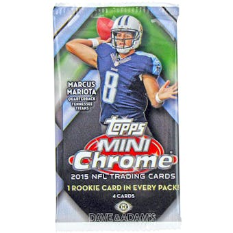 2015 Topps Mini Chrome Football Hobby Pack