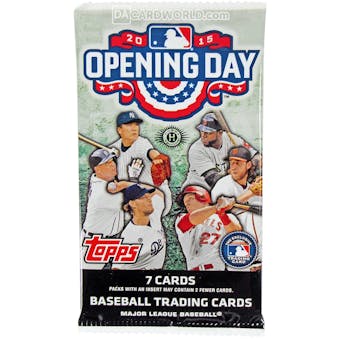 2015 Topps Opening Day Baseball Hobby Pack