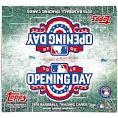 2015 Topps Opening Day Baseball Box