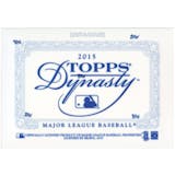2015 Topps Dynasty Baseball Hobby Box