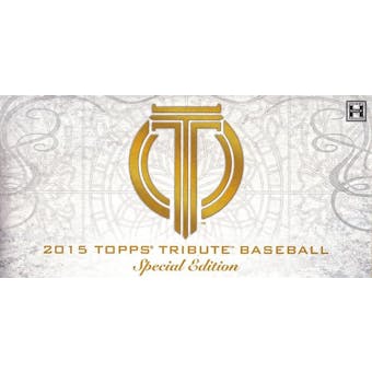 2015 Topps Tribute Special Edition Baseball Hobby 12-Pack Case - DACW Live 27 Team Random Group Break #