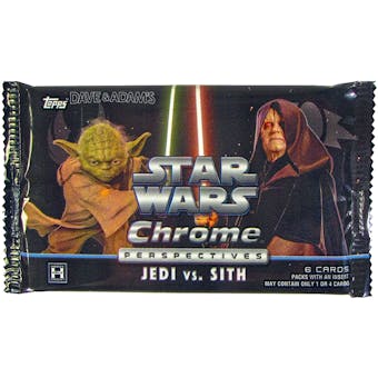 Star Wars Chrome Perspectives: Jedi Vs. Sith Hobby Pack (Topps 2015)