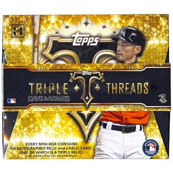 2015 Topps Triple Threads Baseball Hobby Box