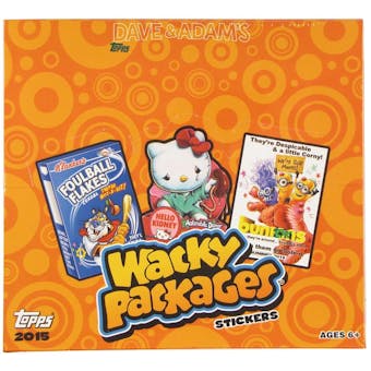 Wacky Packages Trading Cards Stickers Box (Topps 2015)