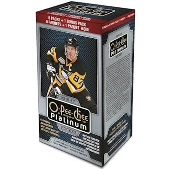 2016/17 Upper Deck O-Pee-Chee Platinum Hockey 6-Pack Blaster Box