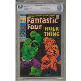Fantastic Four #112 CBCS 6.5 (OW-W) *16-18D7BA8-051*