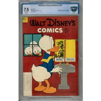 Walt Disney's Comics and Stories #156 CBCS 7.5 (OW-W) *16-204F027-079*