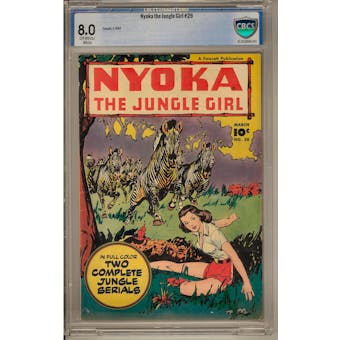 Nyoka The Jungle Girl #29 CBCS 8.0 (OW-W) *16-20E8686-012*