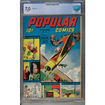 Popular Comics #93 CBCS 7.0 (W) *16-20E8686-039*