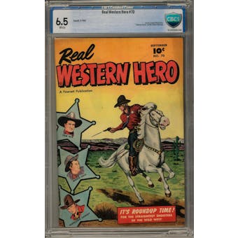 Real Western Hero #70 CBCS 6.5 (W) *16-20E8686-048*
