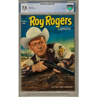 Roy Rogers Comics #58 CBCS 7.5 (W) *16-20E8686-054*