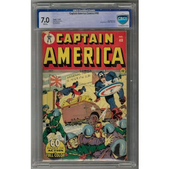 Captain America Comics #40 CBCS 7.0 (W) *16-2BAA072-050*
