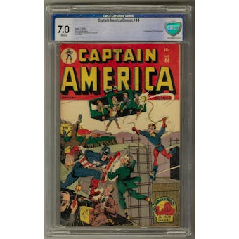 Captain America Comics #44 CBCS 7.0 (W) *16-2BAA072-053*