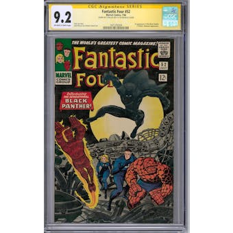 Fantastic Four #52 CGC 9.2 Stan Lee Siganture Series (OW-W) *1601292004*