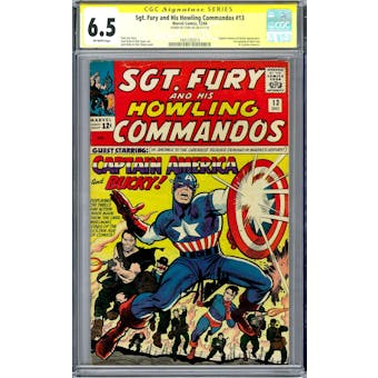 Sgt. Fury and His Howling Commandos #13 CGC 6.5 Stan Lee Signature Series (OW) *1601292013*