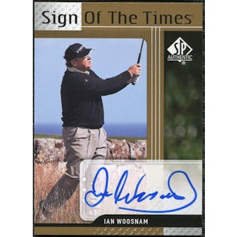 2012 Upper Deck SP Authentic Sign of the Times #STIW Ian Woosnam E Autograph