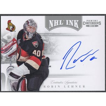 2011/12 Panini Contenders #39 Robin Lehner NHL Ink Auto