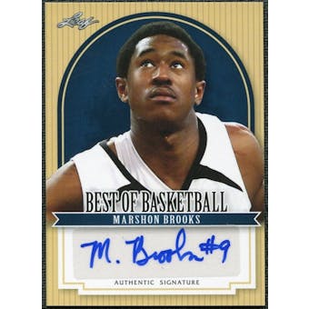 2011/12 Leaf Best of Basketball Autographs #MB1 MarShon Brooks