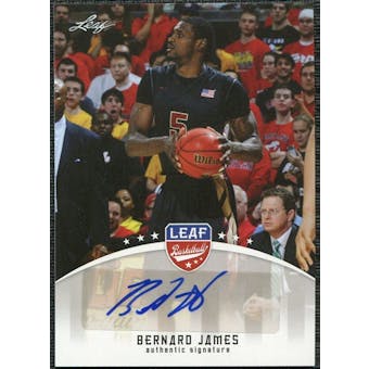 2012/13 Leaf Autographs #BJ1 Bernard James