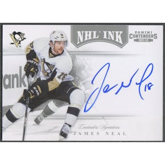 2011/12 Panini Contenders #53 James Neal NHL Ink Auto
