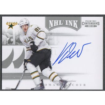2011/12 Panini Contenders #15 Tomas Vincour NHL Ink Auto