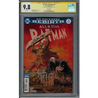 All Star Batman #9 Variant Cover CGC 9.8 Chris Burnham Signature Series (W)