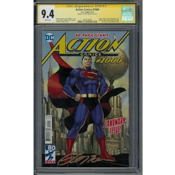 Action Comics #1000 CGC 9.4 Peter Tomasi Signature Series (W)