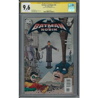 Batman and Robin #26 CGC 9.6 Chris Burnham Signature Series (W)
