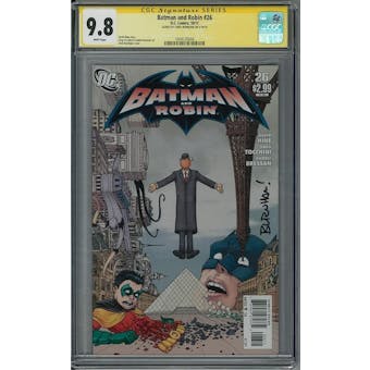 Batman and Robin #26 CGC 9.8 Chris Burnham Signature Series (W) *1604125004*