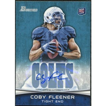 2012 Topps Bowman Rookie Autographs #113 Coby Fleener