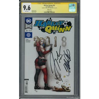 Harley Quinn #35 Variant CGC 9.6 Frank Cho Frank Tieri Signature Series (W)