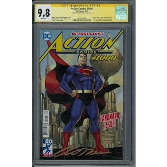 Action Comics #1000 CGC 9.8 Peter Tomasi Signature Series (W)