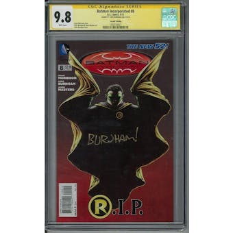 Batman Incorporated #8 Second Printing CGC9.8 Chris Burnham Signature Series (W)