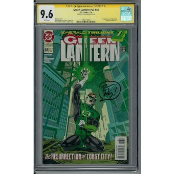 Green Lantern #v3 #48 CGC 9.6 Ron Marz Signature Series (W)