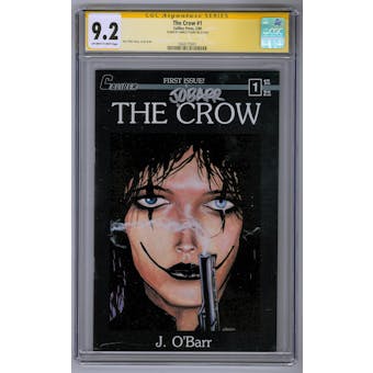 The Crow #1 CGC 9.2 Signature Series James O'Barr (OW-W) *1604175001*