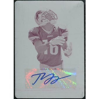 2011 Topps Supreme Rookie Autographs Printing Plates Magenta #SRATY Titus Young Autograph 1/1