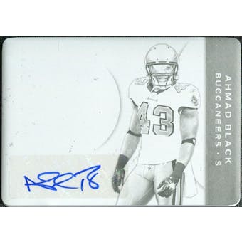 2011 Plates and Patches Printing Plates Black #104 Ahmad Black Autograph 1/1