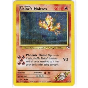 Pokemon Gym Heroes Single Blaine's Moltres 1/132